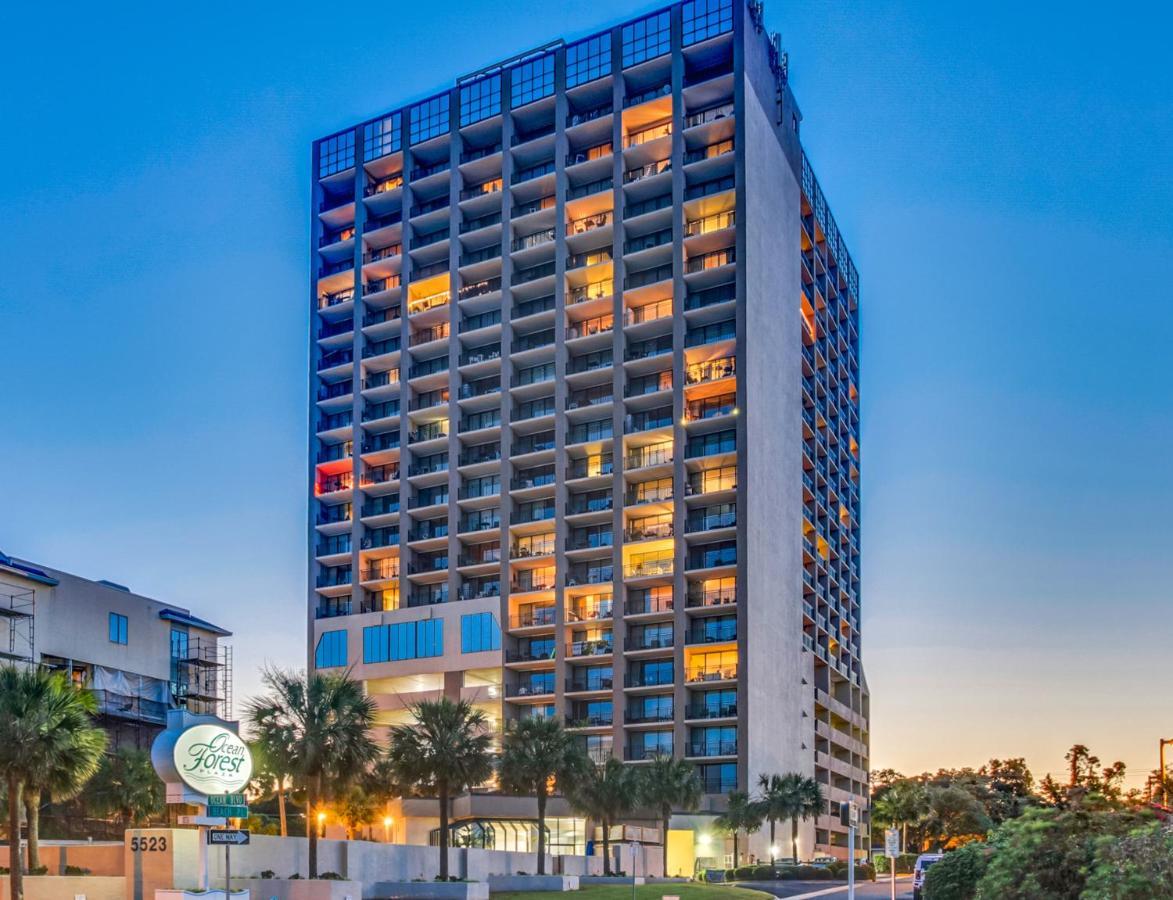 Lively Views From The Balcony At Ocean Forest Plaza Myrtle Beach Exterior photo