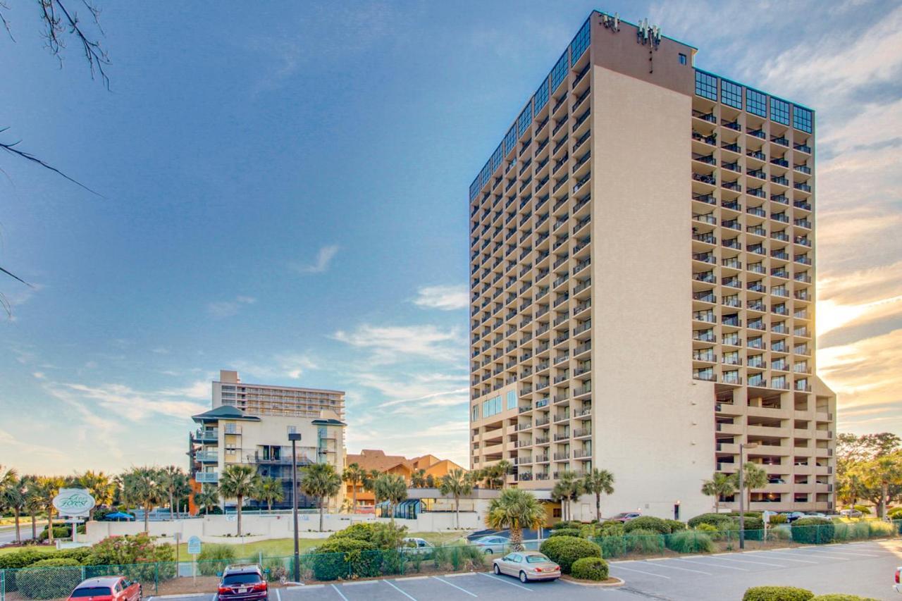 Lively Views From The Balcony At Ocean Forest Plaza Myrtle Beach Exterior photo