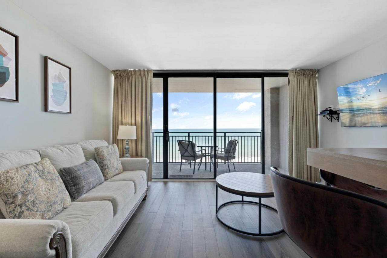 Lively Views From The Balcony At Ocean Forest Plaza Myrtle Beach Exterior photo